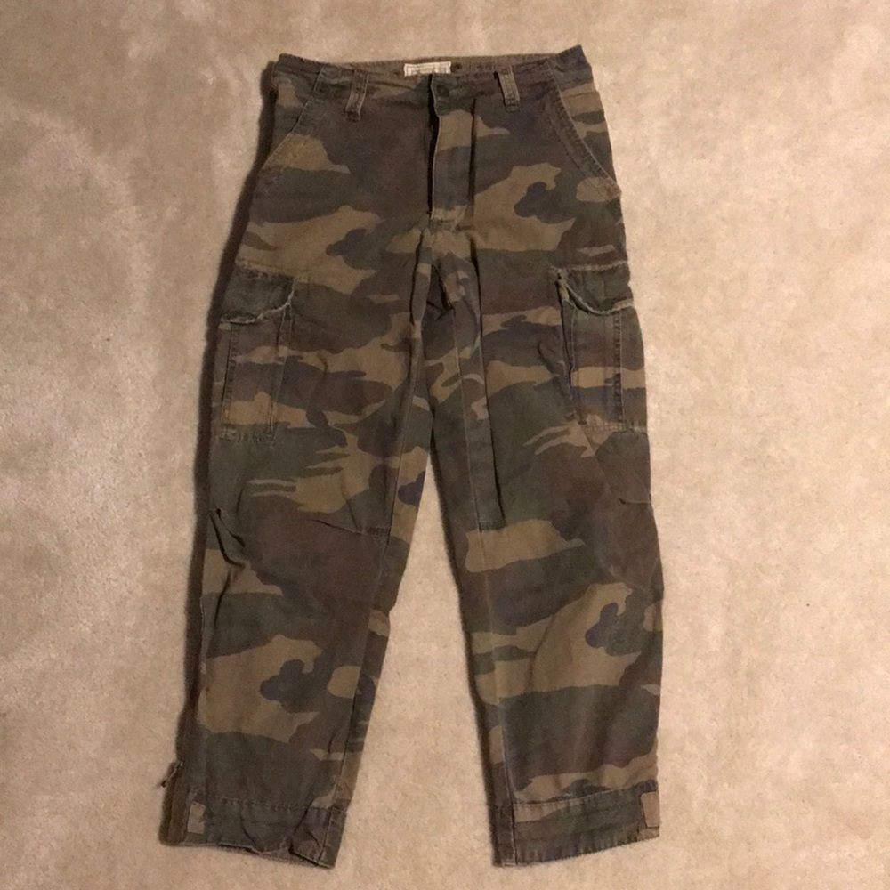 Camo cargo pants